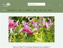 Tablet Screenshot of floraofasia.com